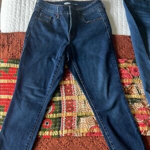 Old Navy Blue Skinny Jeans Versatile Style